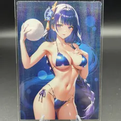 Raiden Shogun Anime Waifu Card Doujin ACG Goddess Holo - Image 1