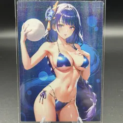 Raiden Shogun Anime Waifu Card Doujin ACG Goddess Holo - Image 2