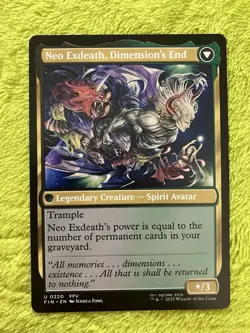 U 0220 Exdeath, Void Warlock FFV Spirit Uncommon Final Fantasy NM Card MTG - Image 2