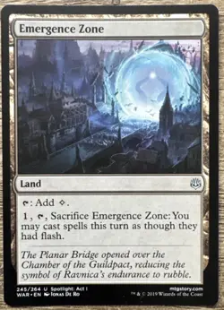 MTG - Emergence Zone. War of the Spark. UnCommon - Colourless Land. - Image 1