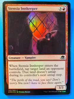 MTG 1x FOIL Stensia Innkeeper # 145 Eldritch Moon Pauper Magic Gathering x1 NM - Image 1