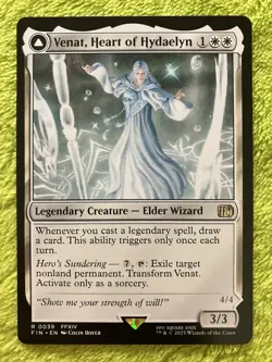 MTG Final Fantasy Venat, Heart Of Hydaelyn x1 NM Rare - Image 1