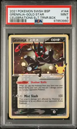 Greninja Star (Black Star Promo SWSH144) - Graded PSA 9 MINT Pokemon Card - Image 7