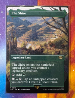 The Shire - Borderless MTG LotR Legendary Land Nexum Cards and more! - Image 1