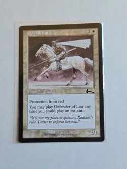 Defender of Law - Urza's Legacy - LP - MTG Magic - Common - Creature - Image 1