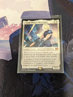 Cloud, Midgar Mercenary #0010 Unplayed NM MTG Final Fantasy - Image 1