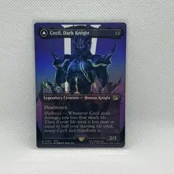 MTG: Final Fantasy - Cecil, Dark Knight (Borderless, Foil, 0380) - Image 1