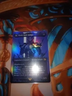 MTG: Final Fantasy - Cecil, Dark Knight (Borderless, Foil, 0380) - Image 3