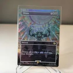 Ultima 328 Extended Art Foil Final Fantasy MTG ( Freshly Pulled & Sleeved ) - Image 1