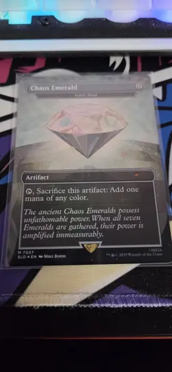 MTG Secret Lair White Chaos Emerald Foil Lotus Petal Sonic 7037 Magic - Image 3