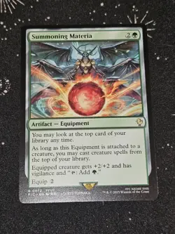 Summoning Materia 72, Final Fantasy REG, FIC MTG TCG - Image 1