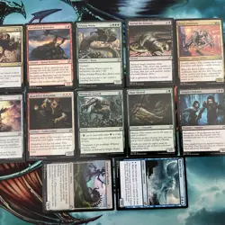 MTG MIX. 12 CARDS LITE BLUE LOT MINT NEVER PLAYED 00009 Lot - Image 2