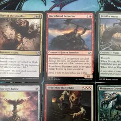 MTG MIX. 12 CARDS LITE BLUE LOT MINT NEVER PLAYED 00009 Lot - Image 3