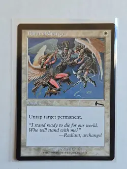 Burst of Energy - Urza's Legacy - LP - MTG Magic - Common - Instant - Image 1