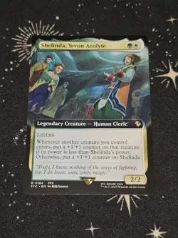 Shelinda, Yevon Acolyte 184, Final Fantasy Extended Art REG, FIC MTG TCG - Image 1