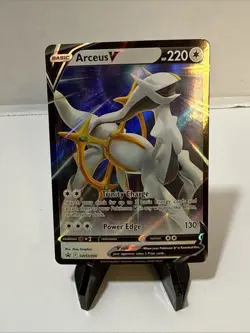Arceus V SWSH306 Sword & Shield Black Star Promo Full Art Holo Pokemon TCG NM - Image 1