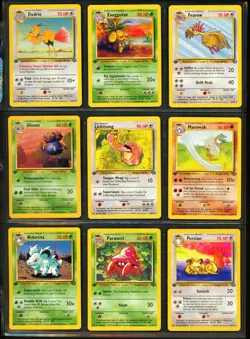 1999 Pokemon 1ST EDITION Jungle Set NEAR COMPLETE Non Holo UNCOMMON COMMON Cards - Image 2