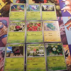 Pokemon TCG Grass Types Lot Scyther Yanma Shaymin - Image 2