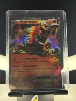 Pokemon TCG Houndoom EX Full Ultra Rare Card Breakthrough XY 2015 - Image 1