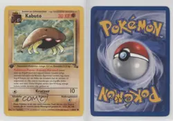 Kabuto German 1st Ed. Pokemon Fossil #50 1999 15fy - Image 3