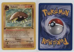 Kabuto German 1st Ed. Pokemon Fossil #50 1999 15fy - Image 3
