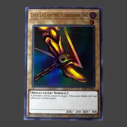 Yugioh! Left Leg of the Forbidden One - The Lost Art Promotion LART-EN003 - Image 2