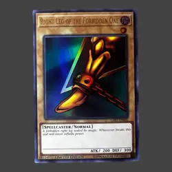Yugioh! LP Right Leg of the Forbidden One - The Lost Art Promotion LART-EN002 - Image 2