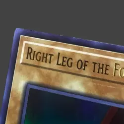 Yugioh! LP Right Leg of the Forbidden One - The Lost Art Promotion LART-EN002 - Image 3