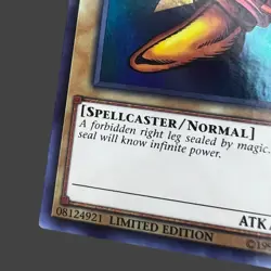 Yugioh! LP Right Leg of the Forbidden One - The Lost Art Promotion LART-EN002 - Image 5