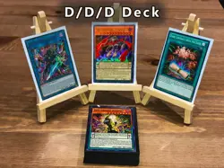 Yugioh D/D/D Deck 40 Cards High King Ghenghis Savant Gust Cursed Flame + Bonus! - Image 1