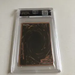 2003 Yugioh Mask of the Accursed LON-019 1st Edition Super Rare PSA 9 MINT - Image 2