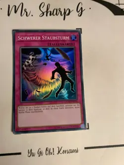 SCHWERER STAUBSTURM - COTD-DE076 DEUTSCH Yu-Gi-Oh! CARD SUPER RARE HOLO** - Image 2