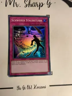 SCHWERER STAUBSTURM - COTD-DE076 DEUTSCH Yu-Gi-Oh! CARD SUPER RARE HOLO** - Image 3