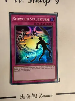 SCHWERER STAUBSTURM - COTD-DE076 DEUTSCH Yu-Gi-Oh! CARD SUPER RARE HOLO** - Image 4