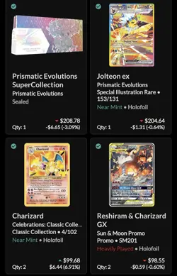Pokemon TCG Card Lot 68 Total Cards & 1 Sealed Prismatic SPC FREE SHIPPING!!! - Image 2