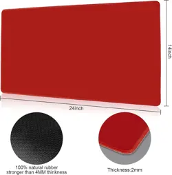 MTG Playmat for TCG Card Playing Game - 2Pcs Stitched Play Mat with Tube for ... - Image 4