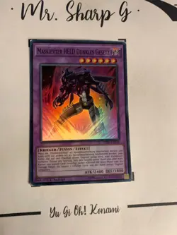 MASKIERTER HELD DUNKLES GESETZ - 1. AUFLAGE SDHS-DE044 DE Yu-Gi-Oh! CARD HOLO - Image 3