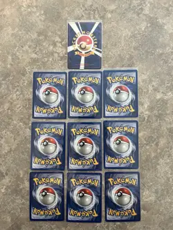 WOTC Base Set Holos Pokemon 10 Card Lot Vintage Holofoil Rare TCG Classic LP/NM - Image 2