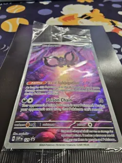 Pokemon TCG Pecharunt Promo Full Art 2024 - 129 - Sealed Card - Image 1