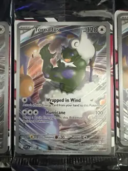 Pokemon TCG S&V White Flare Tornadus SVP 210 ETB Black Promo Card Sealed - Image 3