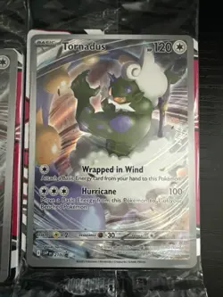 Pokemon TCG S&V White Flare Tornadus SVP 210 ETB Black Promo Card Sealed - Image 4