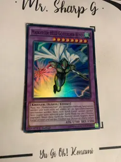 MASKIERTER HELD GOTTLICHER WIND - 1. AUFLAGE SDHS-DE043 DE Yu-Gi-Oh! CARD HOLO - Image 4