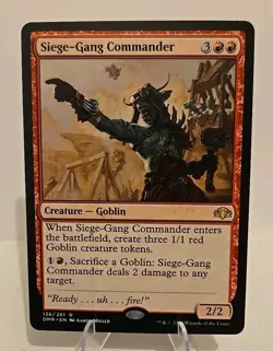 Siege-Gang Commander MTG Dominaria Remastered Regular - Image 1