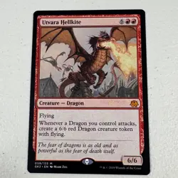 2019 Magic The Gathering UTVARA HELLKITE Mythic 59/133 Return To Ravnica MTG - Image 1