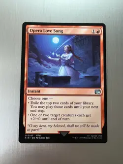 Opera Love Song - 147 - Magic: Final Fantasy MTG - Uncommon - Regular - FFVI - Image 1