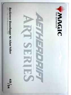 Rocketeer Boostbuggy - MTG - Aetherdrift Art Series #49/54 - NM - Image 2