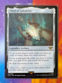 Phial of Galadriel MTG LotR Legendary Artifact Universes Beyond - Image 1