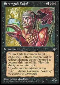 Stromgald Cabal - Medium Play MTG Ice Age - Image 1