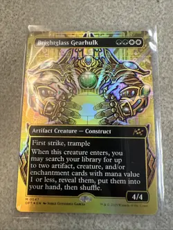 Brightglass Gearhulk- First-Place Foil Aetherdrift MTG 0547 - Image 1