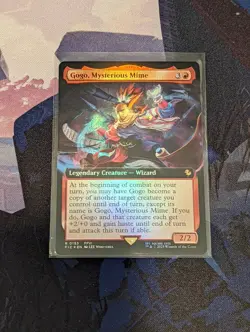 Gogo, Mysterious Mime #0153 (Extended Art) (FOIL) Unplayed NM MTG Final Fantasy - Image 1